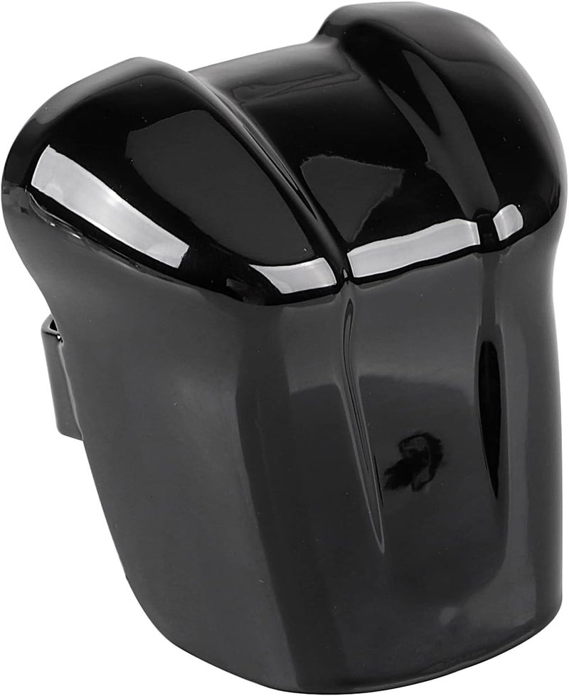 XMMT Vivid Black Waterfall Horn Cover Compatible For Harley Touring Electra Glide Street Glide Road Glide Ultra Classic 1995-2023 - Image 1